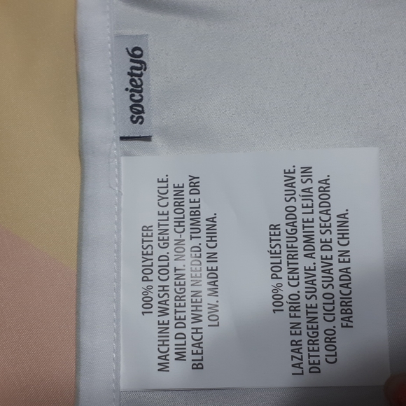 BNIB society6 Abstract waves neutral pastel tapestry - Picture 3 of 4